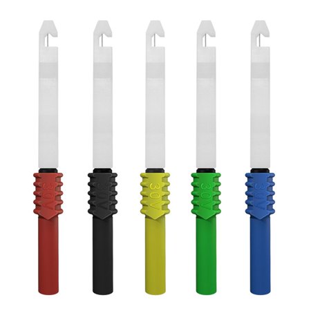 J.30009 Full Insulation Non-destructive 4mm Test Probe Pucture Needles Set Multimeter Probe Banana Plug