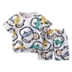 thumbnail image 1 of Odeerbi 6M-6Y Niños Niñas Conjuntos Verano Algodón Manga Corta Top Shorts Pijamas Juego de Dos Piezas, 1 of 3