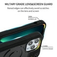 thumbnail image 5 of Heavy Duty Case for iPhone 13 Pro, Rugged PC Soft Silicone Shockproof Magnetic Triple-Layers Protective Cover Compatible with MagSafe Wireless Charging Military Grade Lens Protection Case,Black, 5 of 6