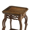 thumbnail image 3 of THY COLLECTIBLES Beautiful Hand Craft Rosewood Oriental Vase Stand for Small Vases and Plants (L4 x W4 x H6), 3 of 3