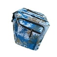 thumbnail image 1 of Cycling Bike Bicycle Double Pannier Rear Seat Bag Bicycle Rear Rack Trunk Seat Bag Bike Trunk Bag Camouflage Blue, 1 of 8
