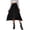 Black, variant on Mrat Stretchy Skirt Women's Fashion Mid Length Knitted Skirt Button Irregular Skirt Pencil Skirts S-61 Black L