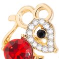 thumbnail image 4 of Minnieouse Pendientes con pasador de ratón bonito y aplicaciones amplias de aleación para mujer, aretes exquisitos de moda Ropa, zapatos y accesorios Miscelánea, 4 of 6