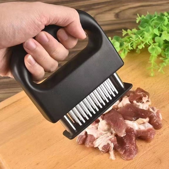 Meat Tenderizer,48 Ultra-Sharp Stainless Steel Needle Meat Tenderizer - Heavy Duty Kitchen Tool for BBQ, Marinade & Beef/Pork/Chicken