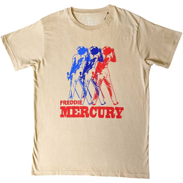 Freddie Mercury - Camiseta Fotografía para Adultos Unisex (Arena)