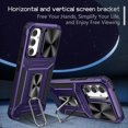 thumbnail image 3 of TECH CIRCLE Case for Samsung Galaxy A54 Phone Cover with Magnetic Kickstand + Metal Ring Holder + Lens Cover, Shockproof Hybrid PC+TPU Covers [360° Rotating Bracket] [Corner Protection] - Purple, 3 of 8