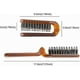 thumbnail image 5 of 2-Pack Travel Hair Brushes, Boar Bristle Folding Combs, Compact Detangling Massage Brushes for Quick Drying, 5 of 5