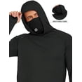 thumbnail image 6 of Pinspark Men's Long Sleeve Fishing Shirts UPF 50+ Sun Protection Hoodie with Mask Quick Dry Hiking Neck Gaiter Hoodie UV Rashguards, 6 of 6
