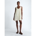 thumbnail image 3 of Scoop Women's and Women's Plus Embroidered Mini Dress, Sizes XS-4X, 3 of 6