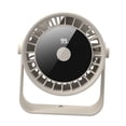 thumbnail image 3 of Ventilador de escritorio o de pared, pequeño y portátil, con cabezal móvil de 5 velocidades. Blanco, 3 of 9