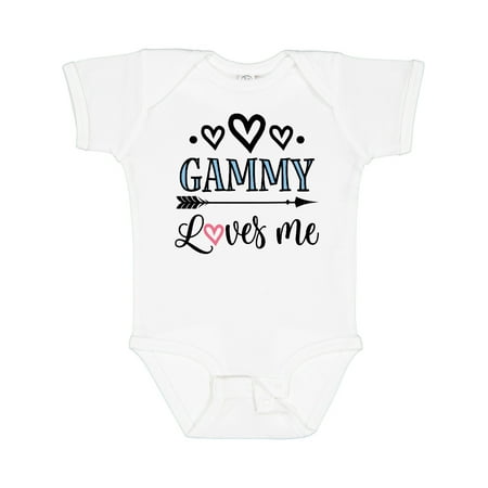 

Inktastic Gammy Loves Me Grandchild Gift Baby Girl Bodysuit