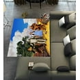 thumbnail image 1 of DEYOU Design Wizard Of Oz Area Rugs 5 x 8ft Floor Carpet Mat for Living Dinning Room Bedroom Kitchen Hallway Office Decor, 1 of 6