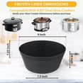 thumbnail image 2 of Revestimiento ovalado de silicona para olla de cocción lenta FROVEN de 4 cuartos, compatible con los revestimientos para ollas Crock Pot y Hamilton Beach, reutilizable, apto para lavavajillas, apto pa, 2 of 5