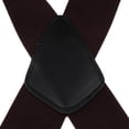 thumbnail image 3 of Tirantes Con Clips Resistentes Y Correas Ajustables En La Espalda X Para Adultos Café Sunnimix tirantes de pantalones para hombre, 3 of 8