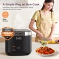 thumbnail image 4 of COSORI Rice Cooker 10 Cup, 24h Keep Warm, Non-stick Ceramic Inner Pot, 18 Functions Fuzzy Logic Rice Maker with Stainless Steel Steamer Basket, Saut&, 4 of 7
