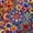 Rainbow Multi, variant on jejeloiu Boho Mandala Duvet Cover Queen For Men Women,Geometric Pattern Queen Bedding,Blue Pink White,Reversible,3-Piece,1 Duvet Cover and 2 Pillowcases