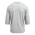 thumbnail image 5 of GrmtClth We The People Shirt for Men Independence Day Usa 250 Years Birthday Tops Classic 3/4 Sleeve Tee Fashion Soft Round Neck Clothes Gray S, 5 of 5