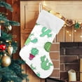 thumbnail image 5 of Coolnut Christmas Stocking Personalized Cactus Large Candy Stocking Hanging Gift Xmas Stockings Decoration 1 PC for Family Holiday Party Ornaments Decor Fireplace, 5 of 7