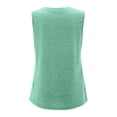 thumbnail image 5 of Trendfront Womens Graphic Print Pattern Tank Tops Crewneck Casual Loose Fit Sleeveless Tee Trendy Fashion T Shirts Pullover Daily Outfits, 5 of 6