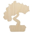 thumbnail image 1 of Bonsai Tree Solid Wood Shape Unfinished Piece Cutout Craft DIY Projects - 6.25 Inch Size - 1/4 Inch Thick, 1 of 7