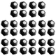 thumbnail image 1 of Ruedas Rueda giratoria adhesiva para muebles pequeños (bola de goma) Negro 4 piezas, 1 of 3
