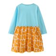 thumbnail image 2 of Vestido Hongshilian Cartoon Party Jersey de algodón para niña 6T, 2 of 7