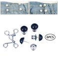 thumbnail image 3 of s de y cierre de ojos Sin botones para coser Lencería Ropa Pantalones Ropa Hebilla de cinturo Chaqueta Abrigos Elaboración de bricolaje BLESIY Cierre de ojos de ganchos de coser, 3 of 8