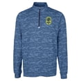 thumbnail image 2 of Men's-Cutter & Buck  Navy Nashville SC Traverse Stretch Eco Camo Print Quarter-Zip Pullover Top, 2 of 3