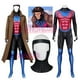 thumbnail image 2 of Disfraz de Cosplay de X-man Gambit Remy para hombre y mujer, traje de batalla, chaleco largo de cuero, pantalones, conjunto de superhéroe, trajes de Carnaval para Halloween, 2 of 4