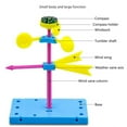 Weather Wind Vane Kids Science Toy Kit Toys Station Vanes Diy Assembly