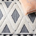 thumbnail image 4 of SAFAVIEH Cottage Charles Geometric Indoor/Outdoor Area Rug, Ivory/Dark Grey, 8' x 10', 4 of 10
