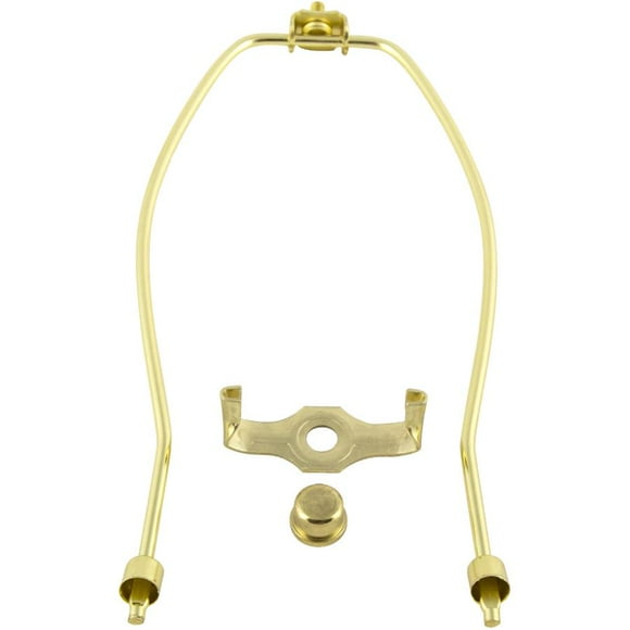 9" Brass Harp Set