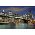 thumbnail image 2 of New York City Skyline- Wall Mural by Wallmonkeys Peel and Stick Graphic (48 in W x 32 in H) WM259572, 2 of 4
