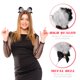 thumbnail image 2 of FELTECHELECTR Diadema con orejas de gato Beaupretty para mujer, ideal para Halloween, Navidad, cosplay, fiestas, decoración del cabello., 2 of 6