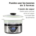 thumbnail image 4 of Vaporera y Arrocera Digital Hamilton Beach Multifuncional con Bandejas Apilables 5.2 L, 4 of 9