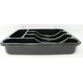 thumbnail image 2 of Home Basics Textured Compartment Plastic Cutlery Tray, 2 of 2