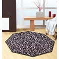 thumbnail image 2 of Furnish My Place Animal Print Rug - 8 ft. Octagon, Cheetah Go Getter, Nylon Rug for Patio, Garden, Hallway, Living Room, 2 of 5