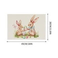 thumbnail image 3 of Easter Themed Placemats Set - Heat Resistant Table Mats for Dining Room Kitchen Decor and Holiday Party Table Setting, 3 of 6