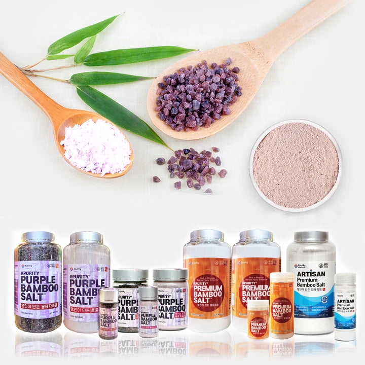 KPurity Minerals Roasted Purple Bamboo Salt, 45g Crystal