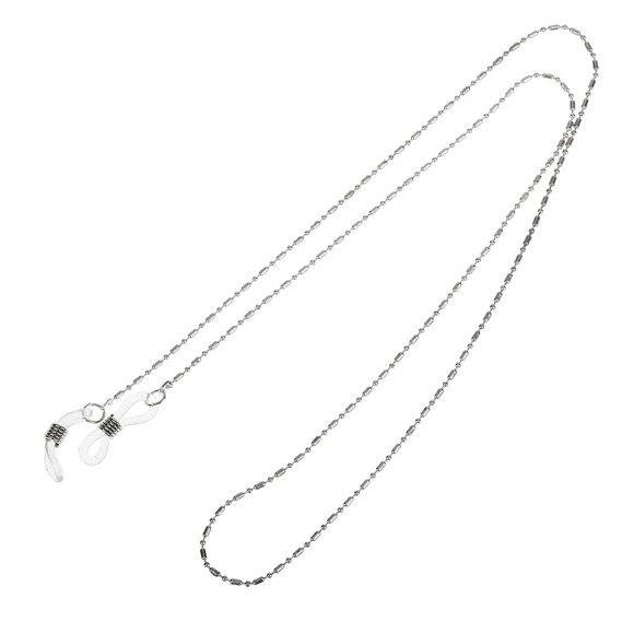 Cadena Colco para gafas de Cobre plateado 61 cm