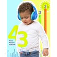 thumbnail image 4 of Auriculares Bluetooth iClever BTH18 para niños con luces LED 43H, color azul, 4 of 7
