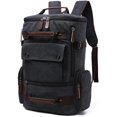 thumbnail image 1 of Men Canvas Backpack Fashion Travel Backpack School Rucksack Hiking Daypack, 1 of 1