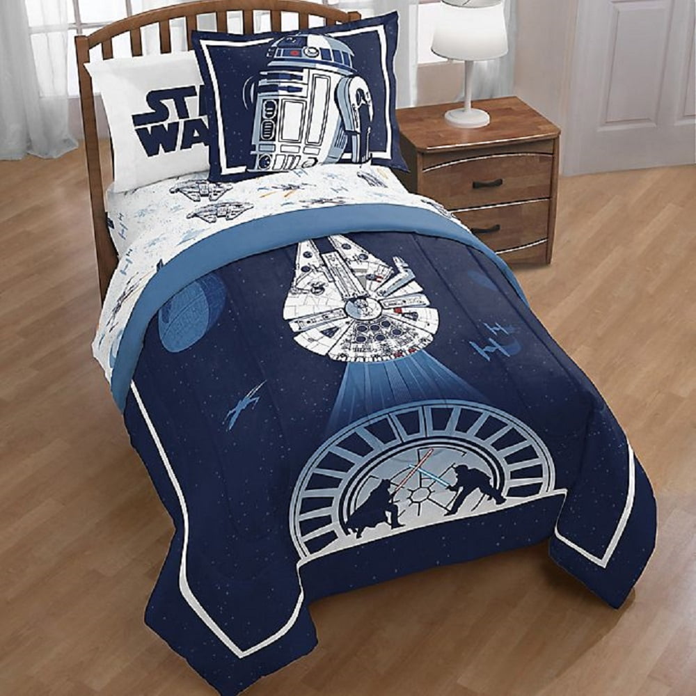 Star Wars Twin/full Comforter Set - Walmart.com - Walmart.com