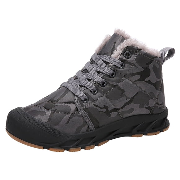 Bottes Garçons Bottes Montantes de Cowboy Embouts Neige pour Enfants Chaussures de Neige d'Extérieur à la Mode Enfants Neige pour Enfants Chaudes Sports pour Enfants Cowboy Garçons 10 Western Chaussures Garçons Caoutchouc Hiver Enfants