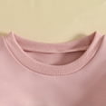thumbnail image 4 of Ymyiu Back To School Outfits for Girls Princess Toddler Girls Clothes Long Sleeve Sweatshirt + Leggings 2pcs Outfits Set 3T 4T(Pink, 3-4 Years), 4 of 8