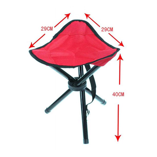 KOKSRY Taburete Portátil, 13.8 Pulgadas De Alto Y 1.32 Libras Silla Plegable Pequeña, Taburete Plegable Compacto Telescópico Con Bolsa De Transporte Para Acampar, Senderismo, Concierto Al Aire Libre