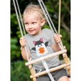 thumbnail image 2 of Cute Halloween Ghost W Pumpkin T-Shirt Toddler -Image by Shutterstock,  2 Toddler, 2 of 4