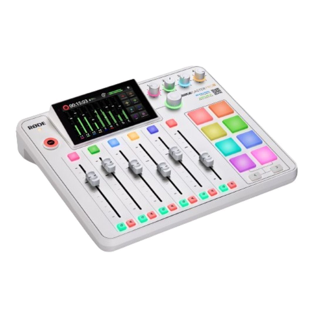 RODE RodeCaster Pro II Podcast Production Console - White