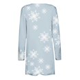thumbnail image 5 of GDfun Women's Autumn Fashion Cardigan Plaid Printed Single Breasted Down Loose Outwear Lightweight Soft Open Stitch with Pockets Solid Light and Thin Jacket, 5 of 7