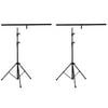 2 Odyssey LTP6 9 FT T-BAR Pro DJ Tripod Lighting Stands w/ Cross Bars & Bolts